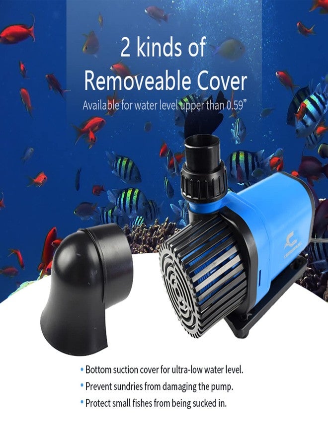 CONQUERALL DC 24V CHS- 4000 Return Pump 1180GPH 20W 13.0ft Slilent Aquarium DC Pump Controller for Fish Tank, Hydroponic, Aquaculture Oxygenation, Reef Tank Warranty 3 Years - Image 4